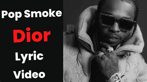 dior on my back|Dior by POP SMOKE Lyrics Meaning .